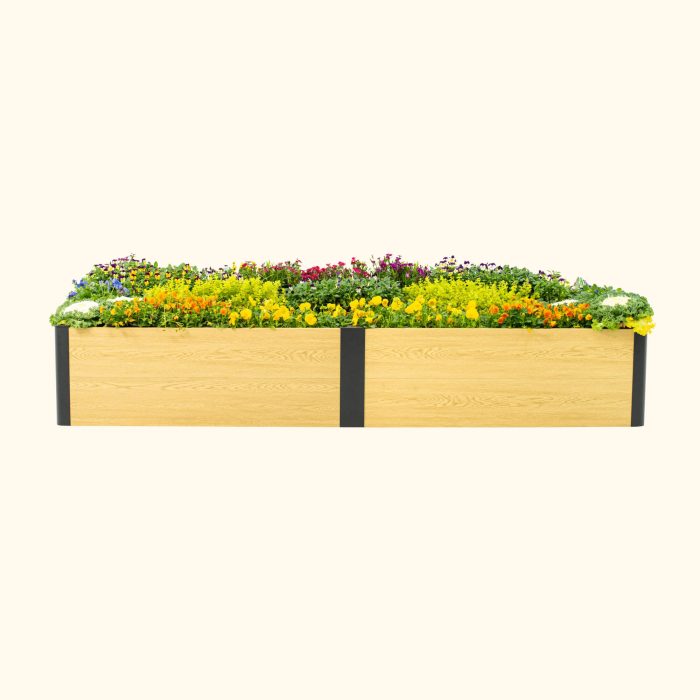 vego garden Evergrove Metal raised bed 2x8 02