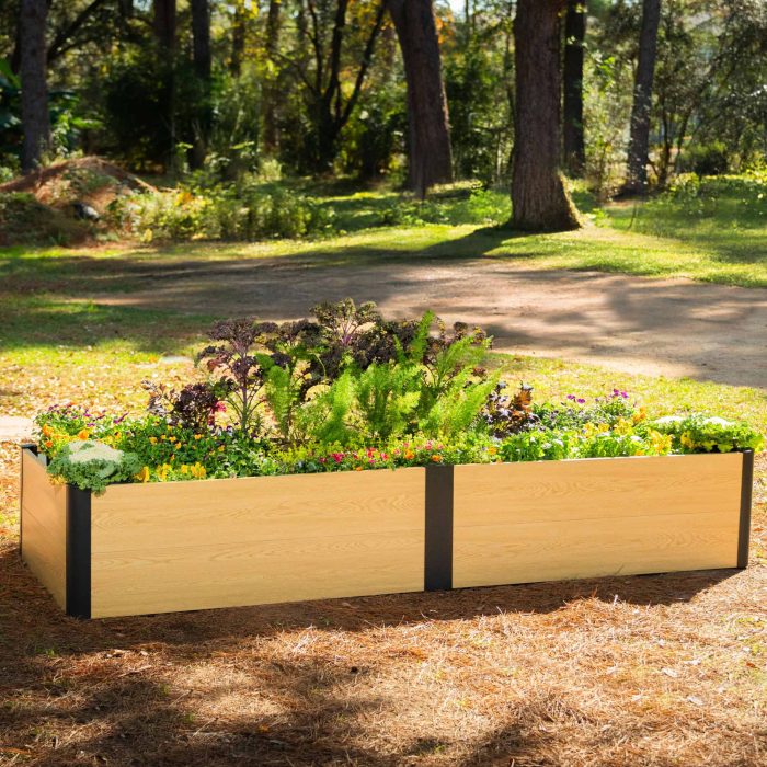vego garden Evergrove Metal raised bed 2x8 Lifestyle 1