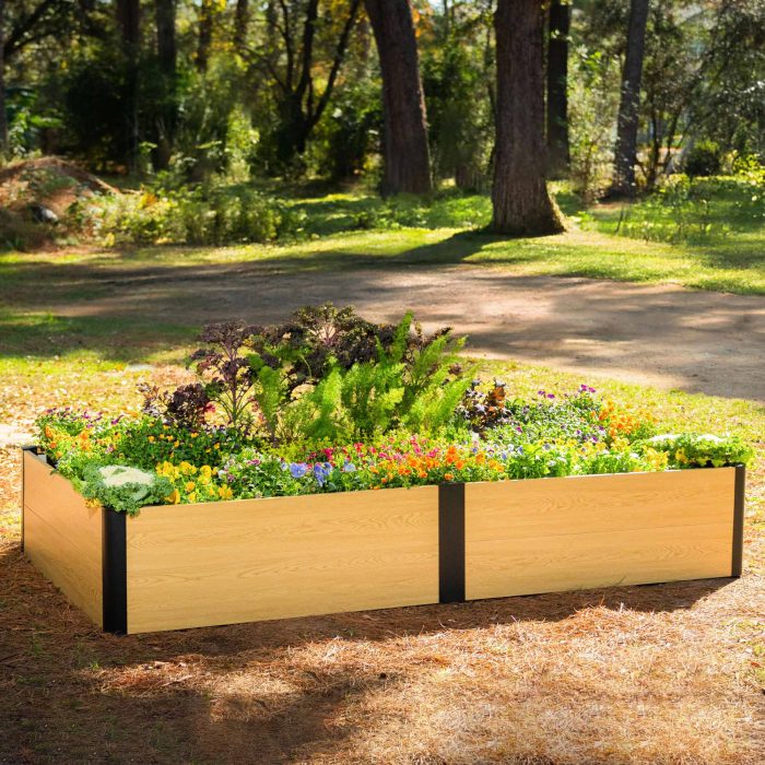 vego garden Evergrove Metal raised bed 4x8 Lifestyle 1