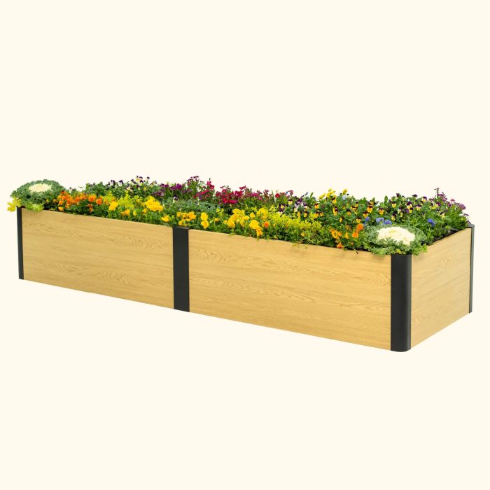 vego garden EvergroveMetalRaisedGardenBed 2x8 01